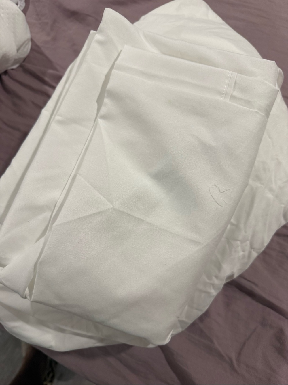 Crisp White Twin Sheet and Pillowcase - Clean Classic